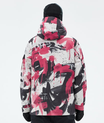 Snowboard Jacket Men Doodle