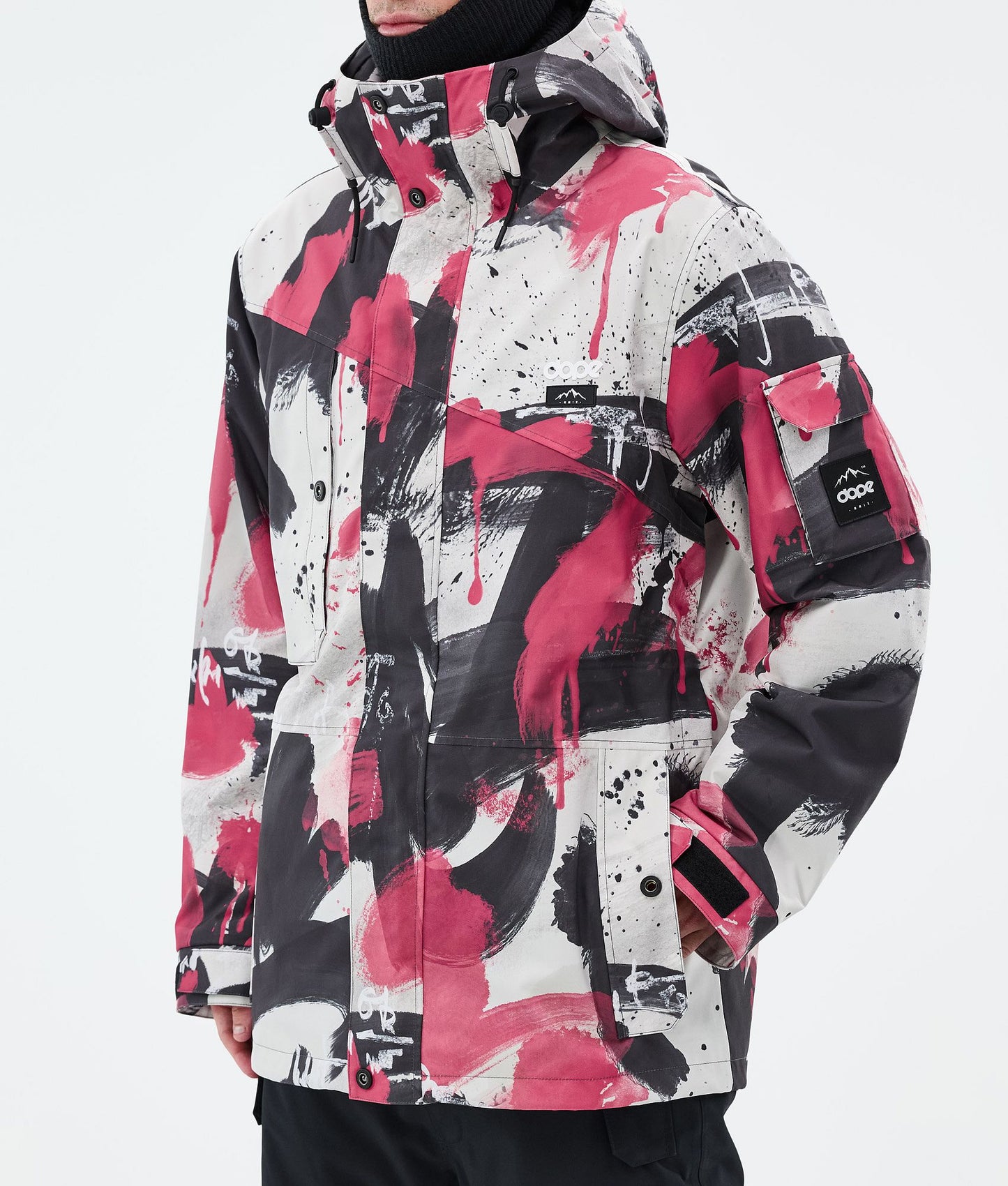 Snowboard Jacket Men Doodle