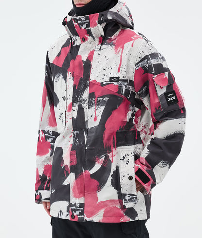 Snowboard Jacket Men Doodle