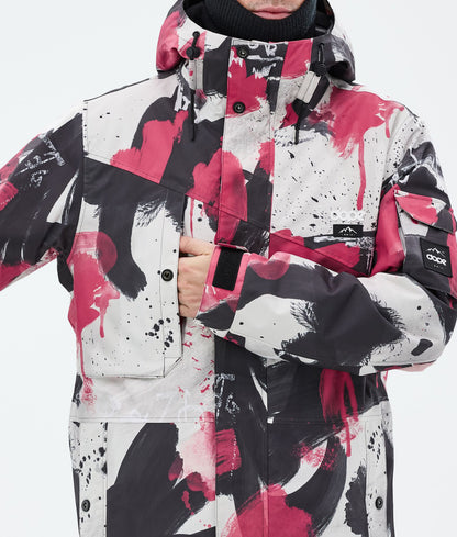 Snowboard Jacket Men Doodle