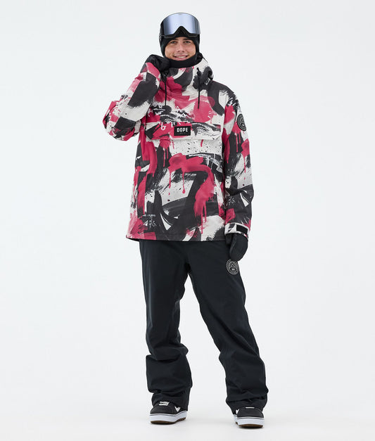 Snowboard Jacket Men Doodle