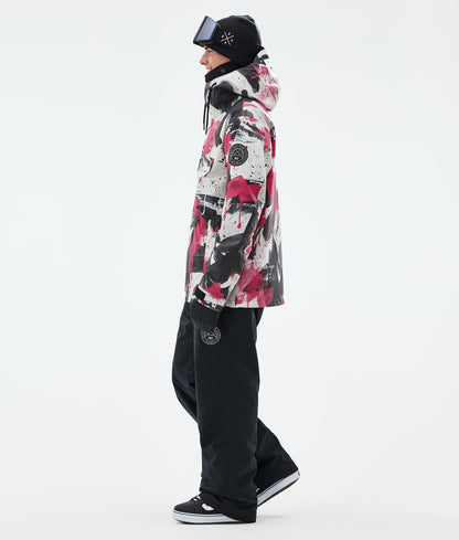 Snowboard Jacket Men Doodle