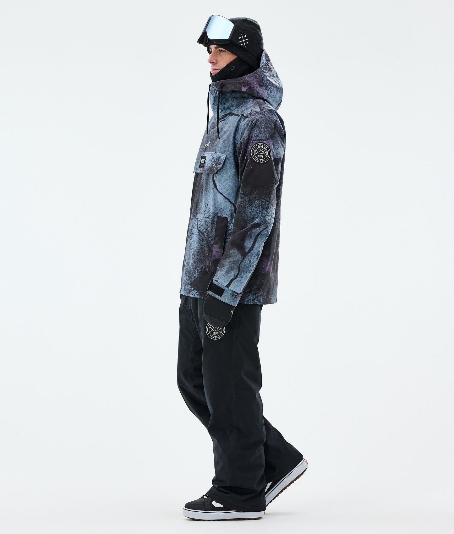 Snowboard Jacket Men Jungle Purple