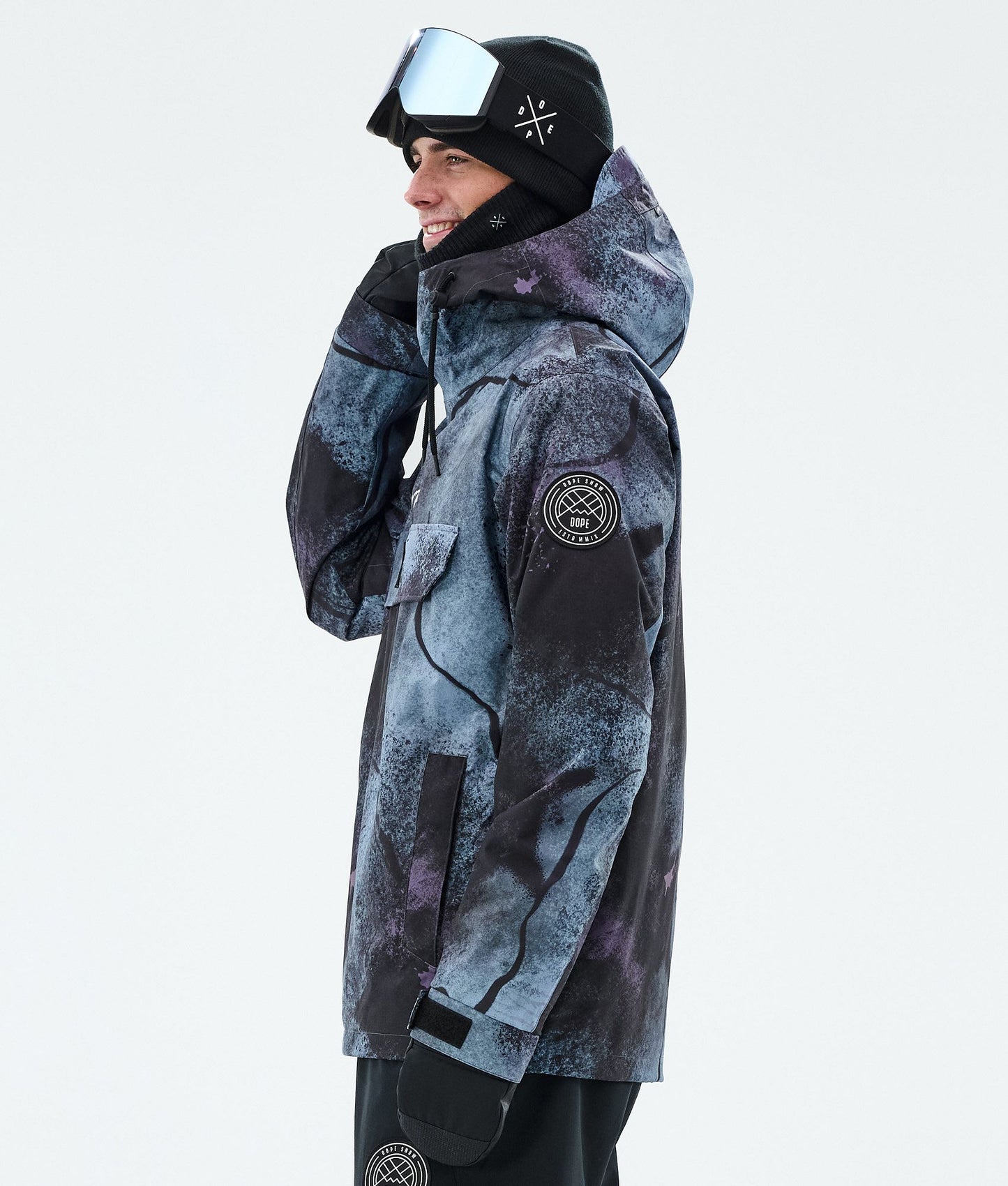 Snowboard Jacket Men Jungle Purple