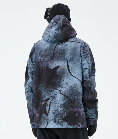 Snowboard Jacket Men Jungle Purple