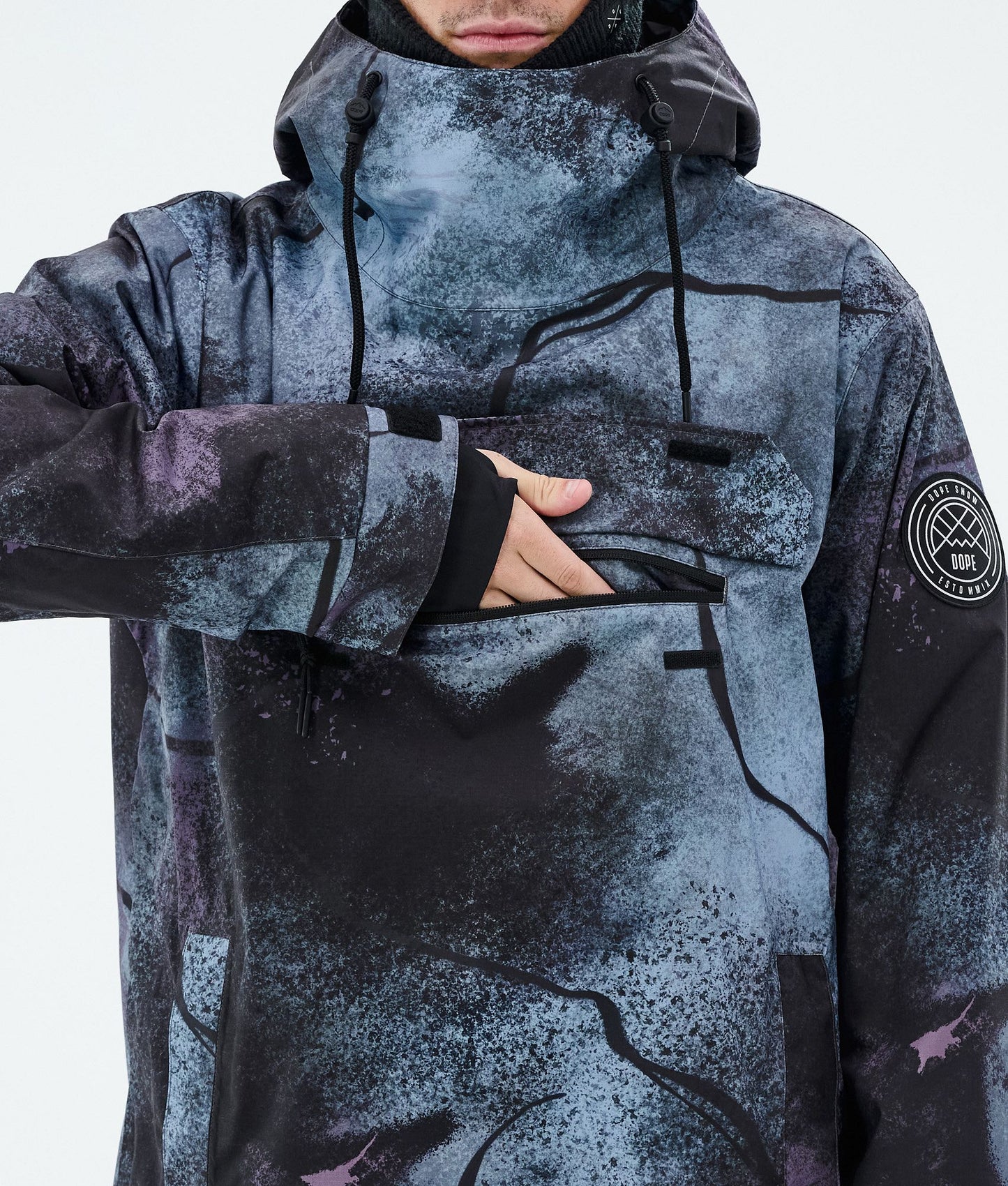 Snowboard Jacket Men Jungle Purple