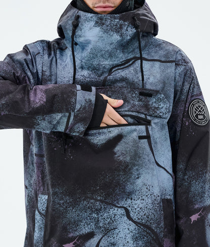 Snowboard Jacket Men Jungle Purple