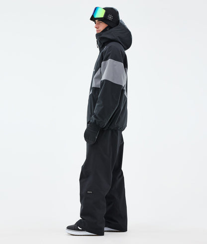 Snowboard Jacket Men Spike Black/Light Pearl