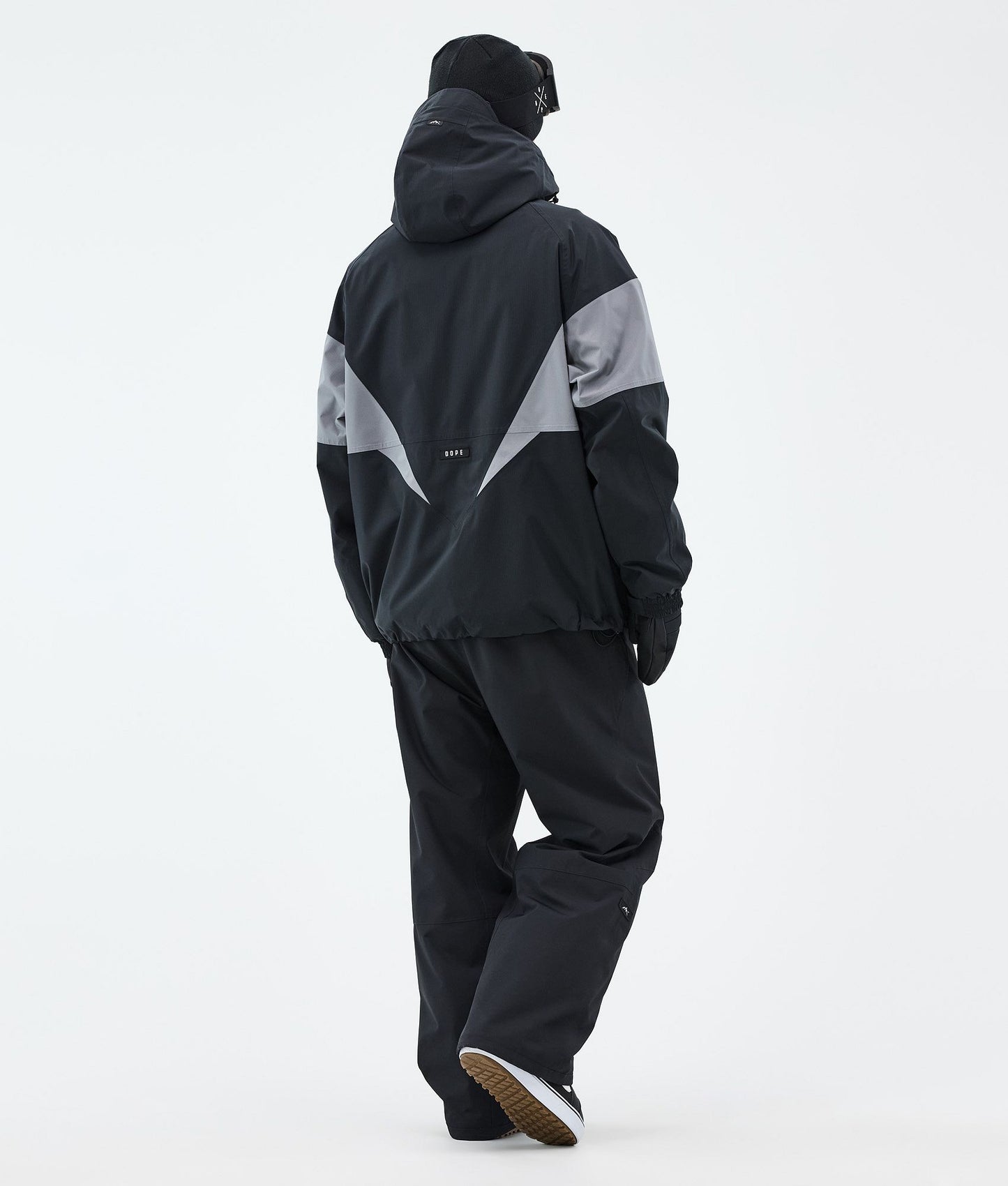 Snowboard Jacket Men Spike Black/Light Pearl