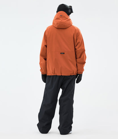 Snowboard Jacket Men Burned Orange