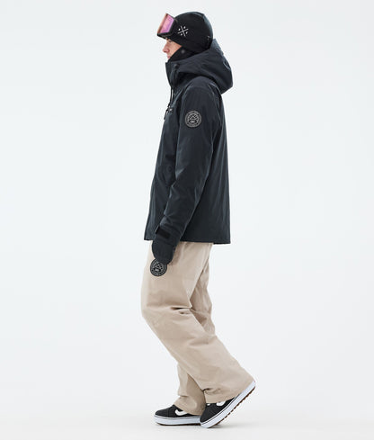 Snowboard Jacket Men Black