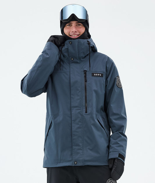 Snowboard Jacket Men Metal Blue