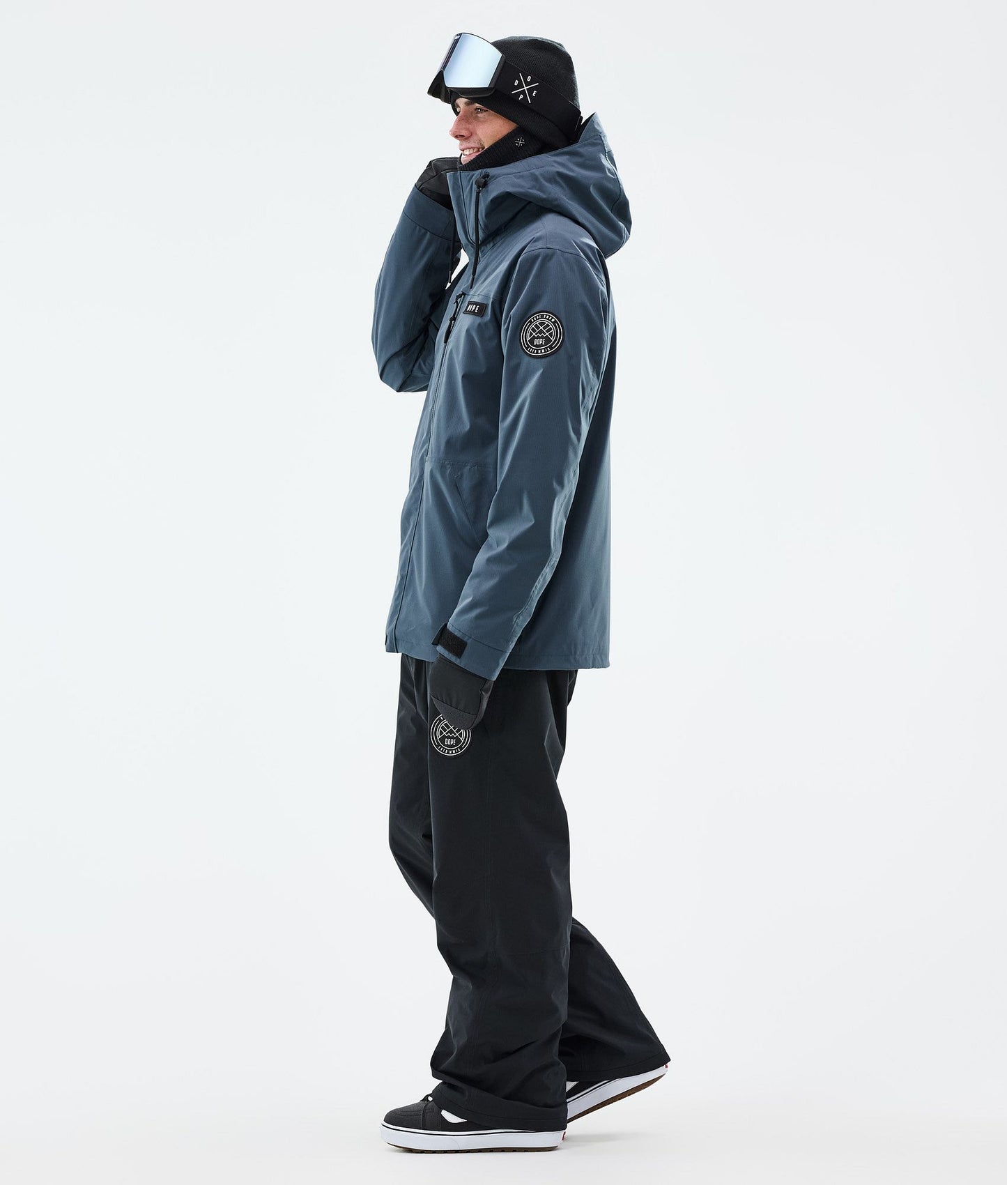 Snowboard Jacket Men Metal Blue