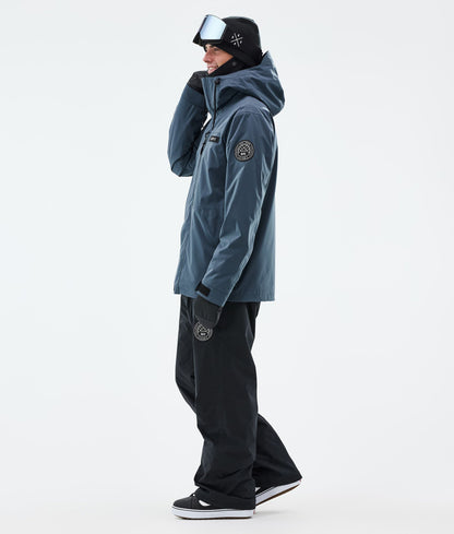 Snowboard Jacket Men Metal Blue
