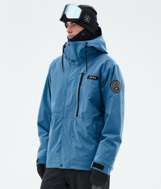 Snowboard Jacket Men Blue Steel