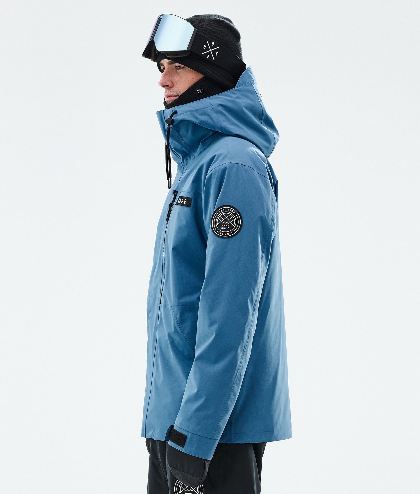 Snowboard Jacket Men Blue Steel