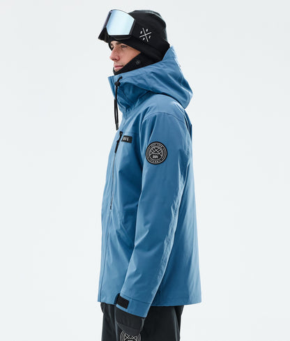 Snowboard Jacket Men Blue Steel