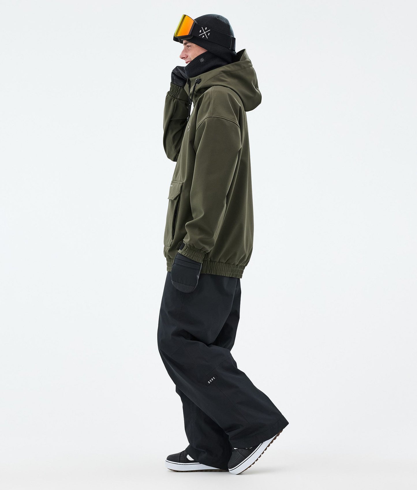 Snowboard Jacket Men Olive Green