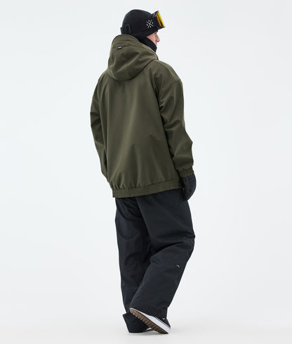 Snowboard Jacket Men Olive Green