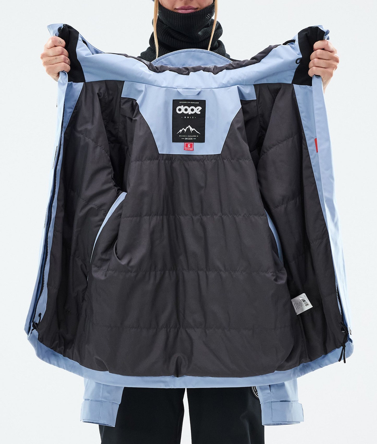 Snowboard Jacket Women Light Blue