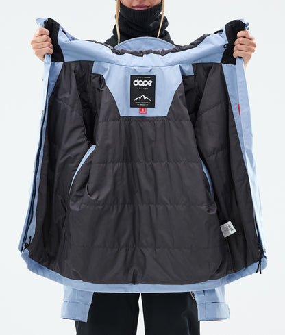 Snowboard Jacket Women Light Blue