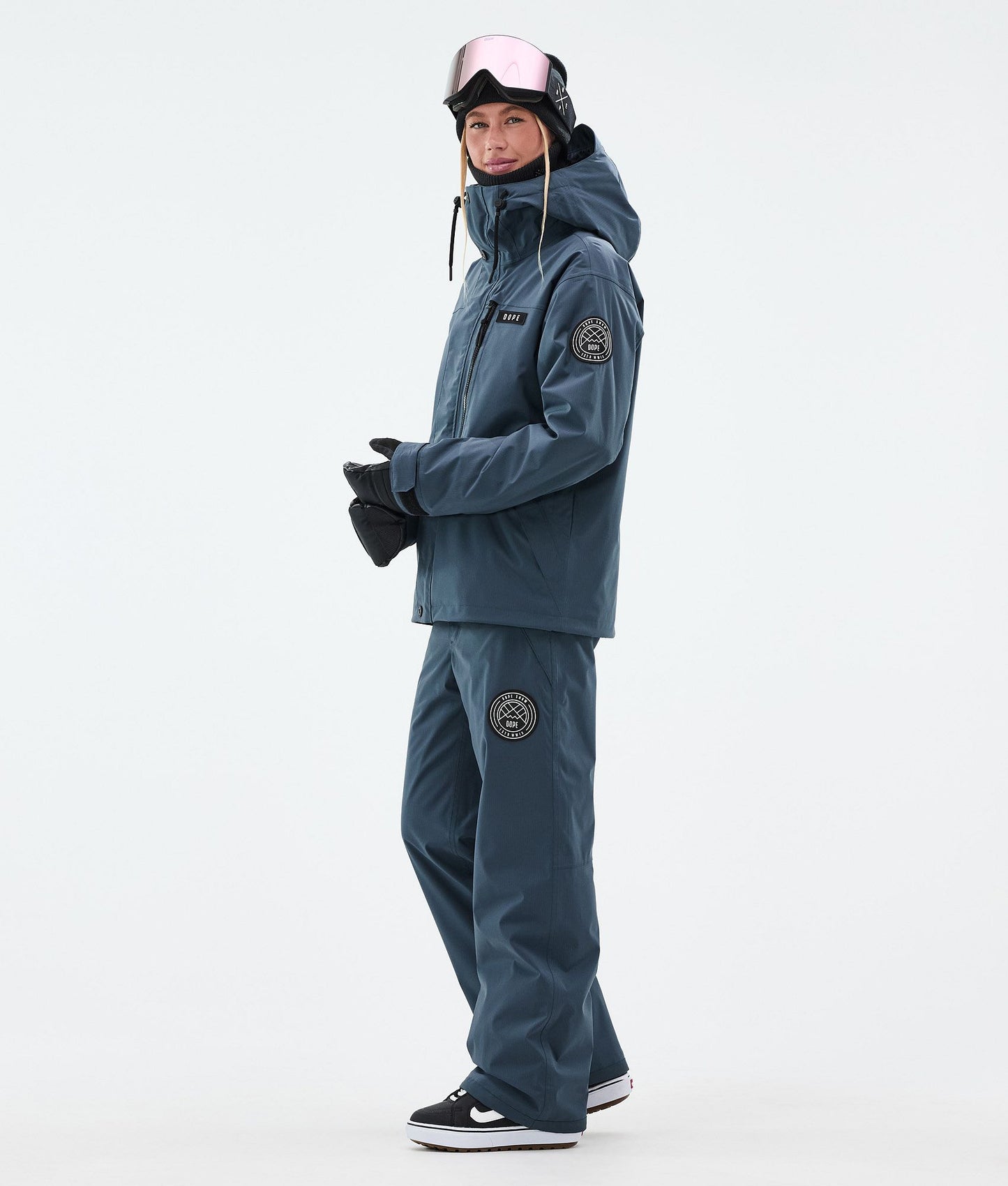 Snowboard Jacket Women Metal Blue