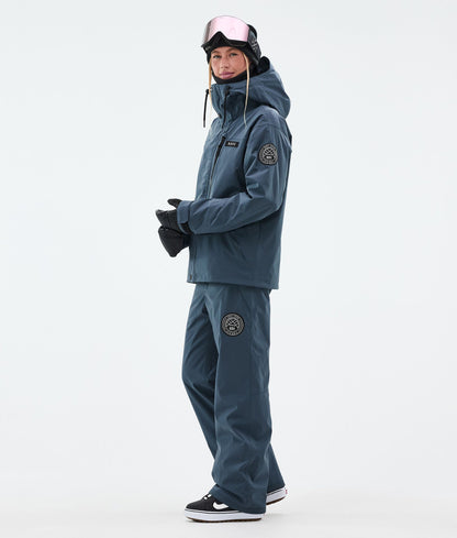 Snowboard Jacket Women Metal Blue