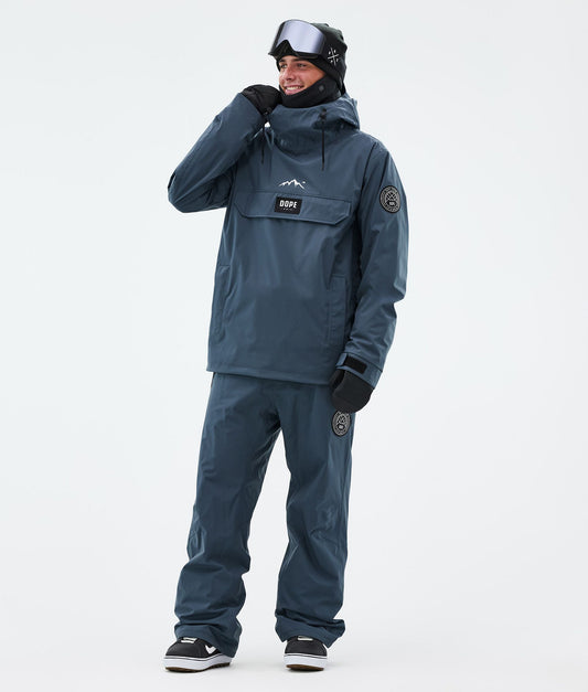 Snowboard Pants Men Metal Blue