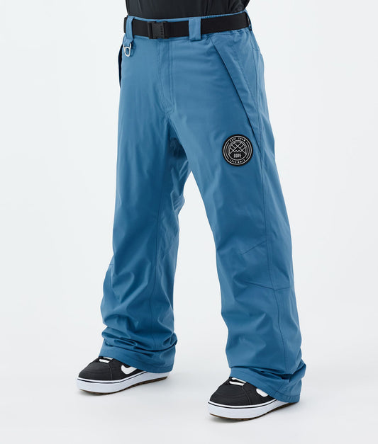 Snowboard Pants Men Blue Steel