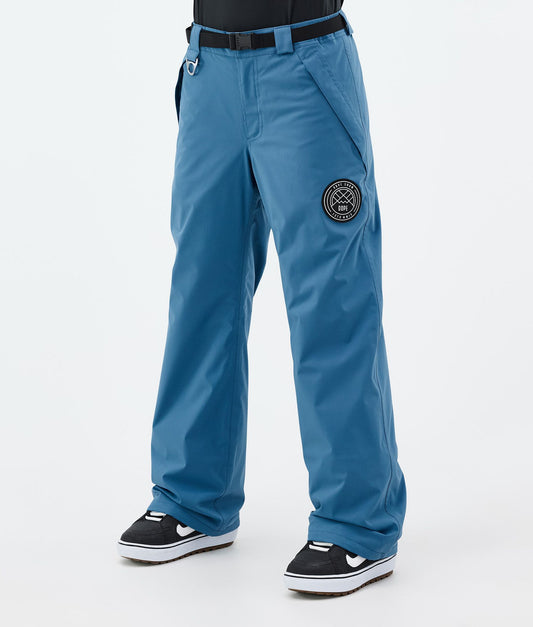 Snowboard Pants Women Blue Steel
