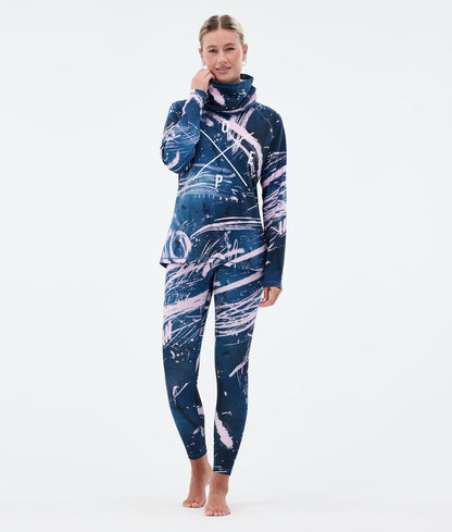Base Layer Top Women 2X-Up Carvings Pink
