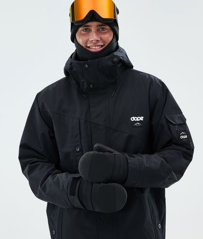 Snow Mittens Black