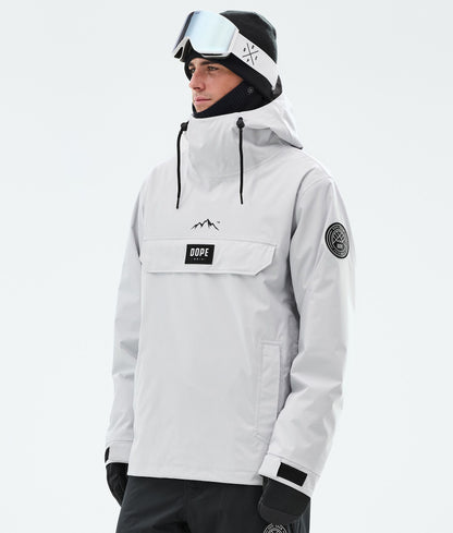 Snowboard Jacket Men Light Grey