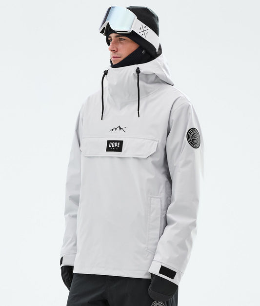 Snowboard Jacket Men Light Grey