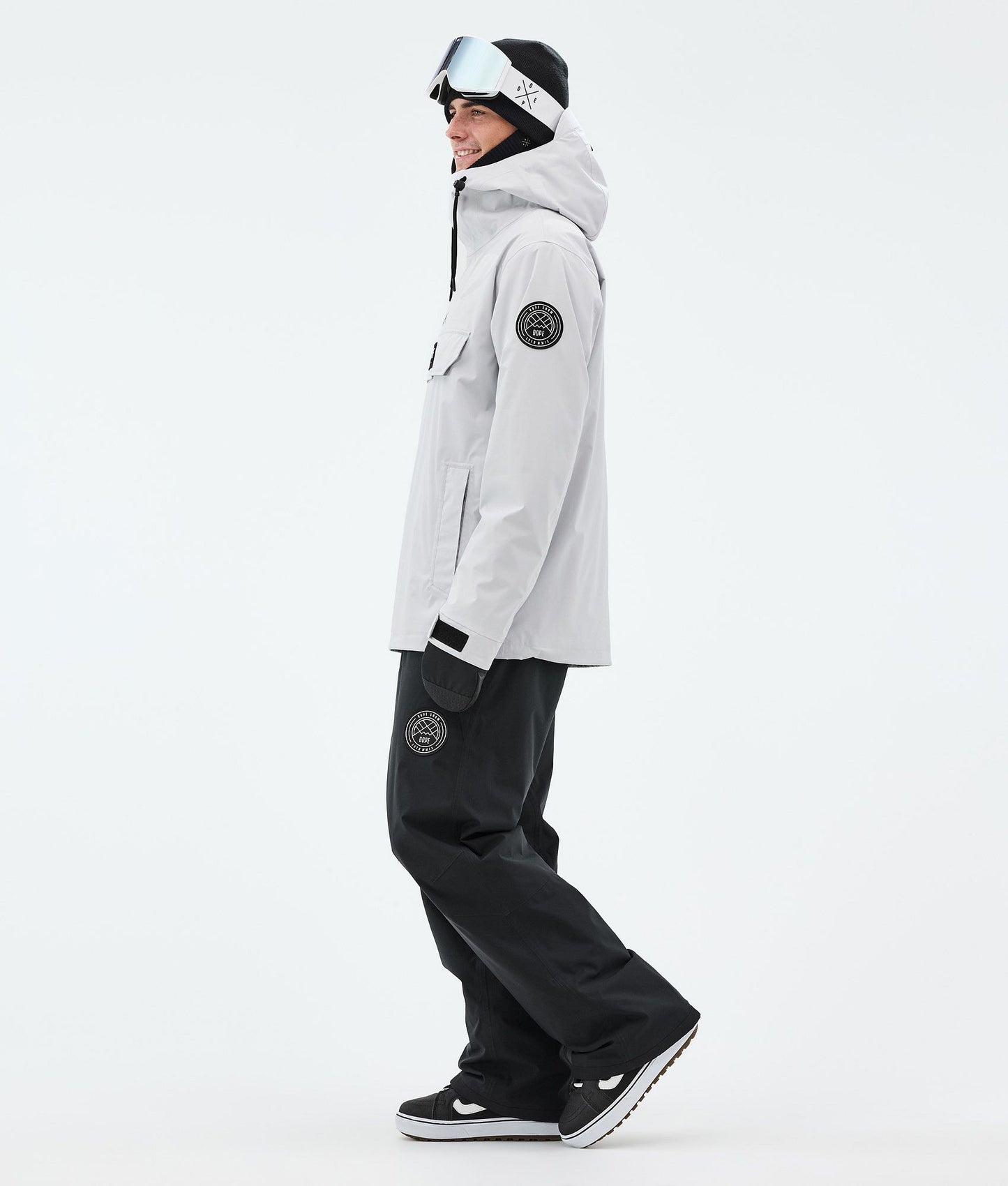 Snowboard Jacket Men Light Grey