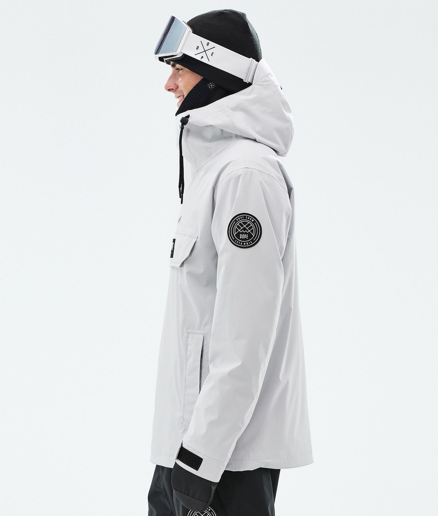 Snowboard Jacket Men Light Grey