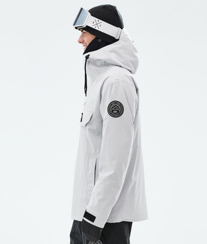 Snowboard Jacket Men Light Grey