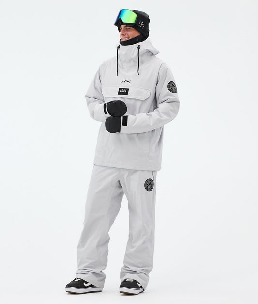 Snowboard Pants Men Light Grey