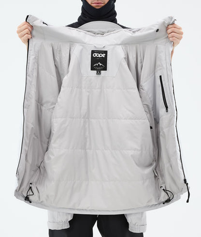 Snowboard Jacket Men Spike Light Grey/Black
