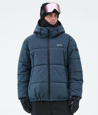Snowboard Jacket Men Metal Blue