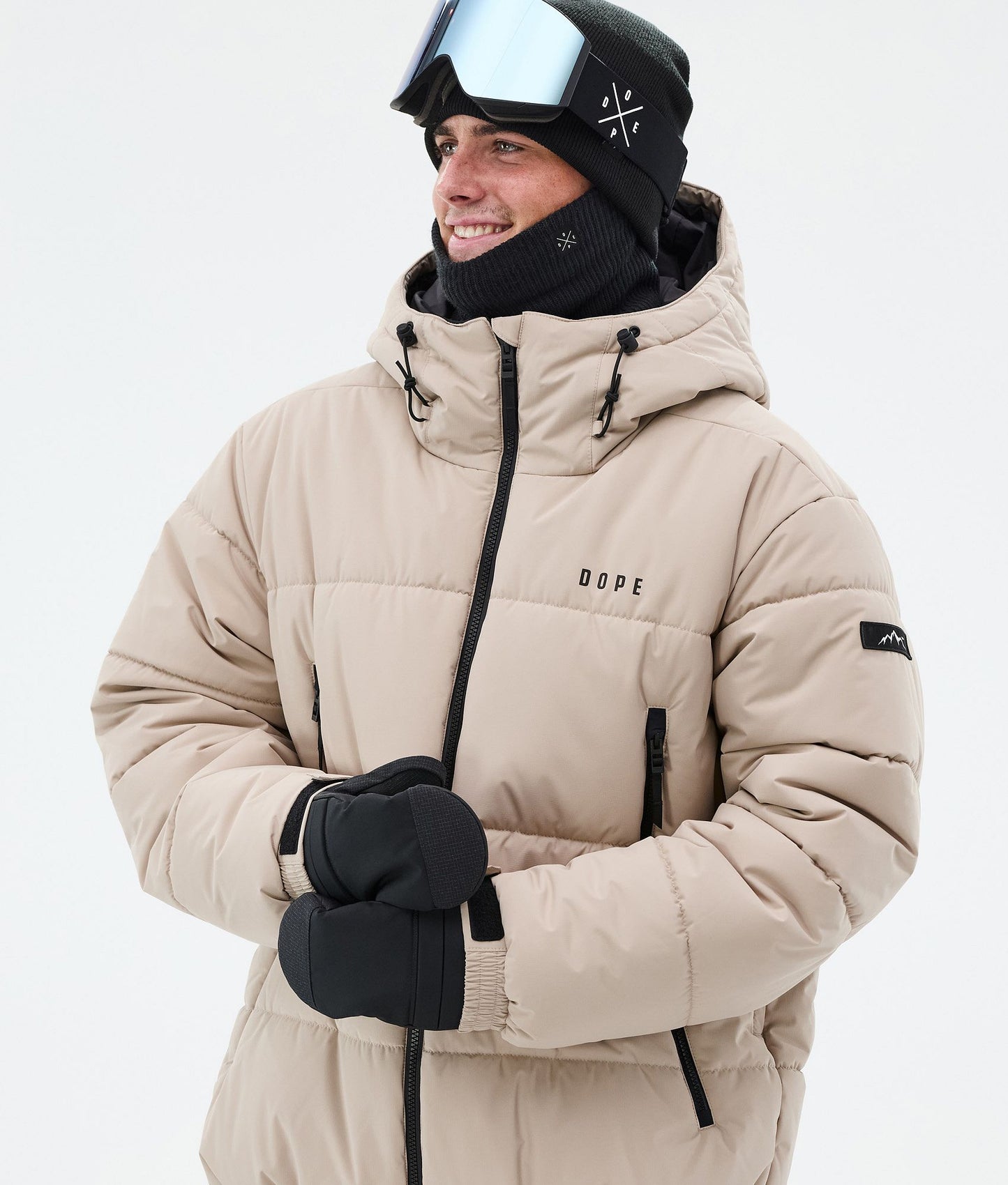 Snowboard Jacket Men Sand